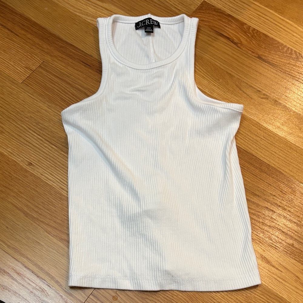 J. Crew Classic White Tank Top
